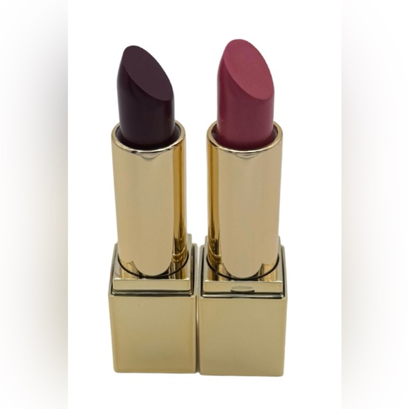 Estee Lauder Luxurious Lipstick Set - Insolent Plum & Candy Pure Color Envy NWT - Picture 1 of 9